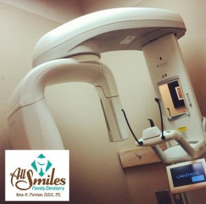 The digital panoramic X-ray machine is unique in it's ability to capture clear images to allow the dentist to make proper diagnosis for head and neck areas, including wisdom teeth and jaw joints.